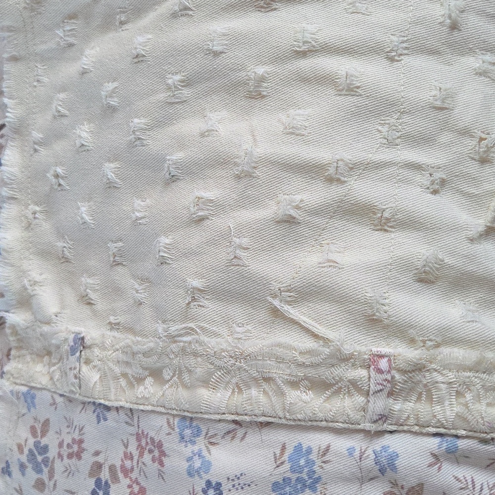 POL NEW DENIM PANTS FLORAL MULTI - Picture 5 of 7